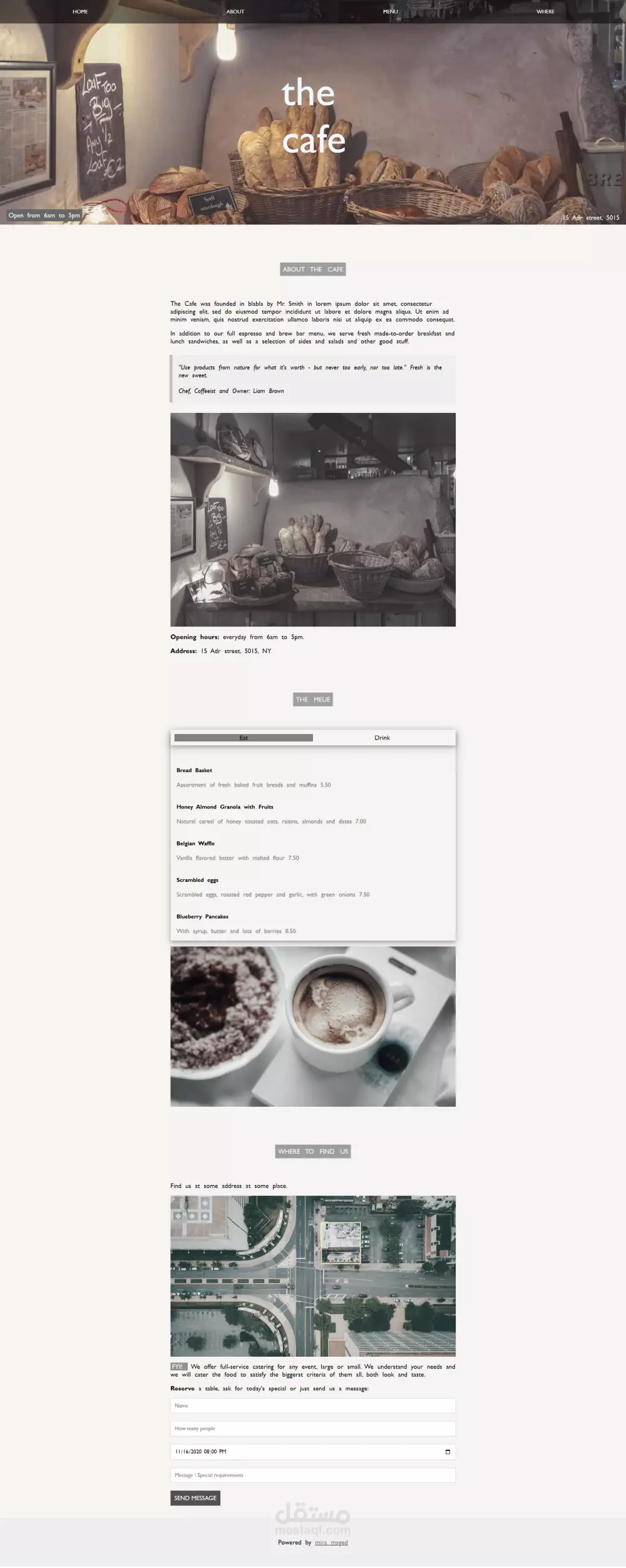 تطوير و تصميم صفحه هبوط بال html and CSS