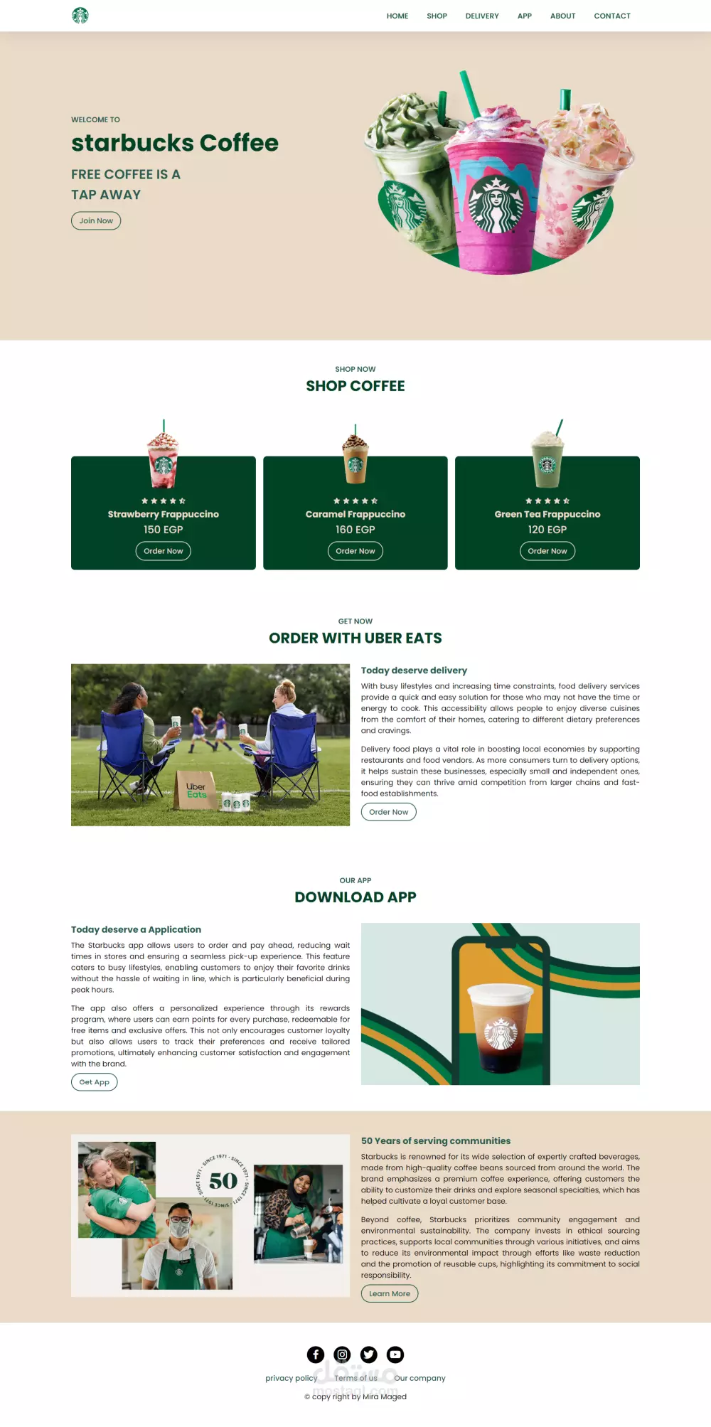 تطوير و تصميم صفحه هبوط بال html and CSS