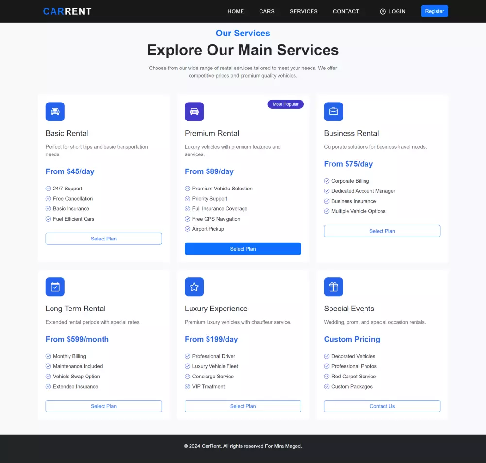 تطوير و تصميم صفحه هبوط بال html and css