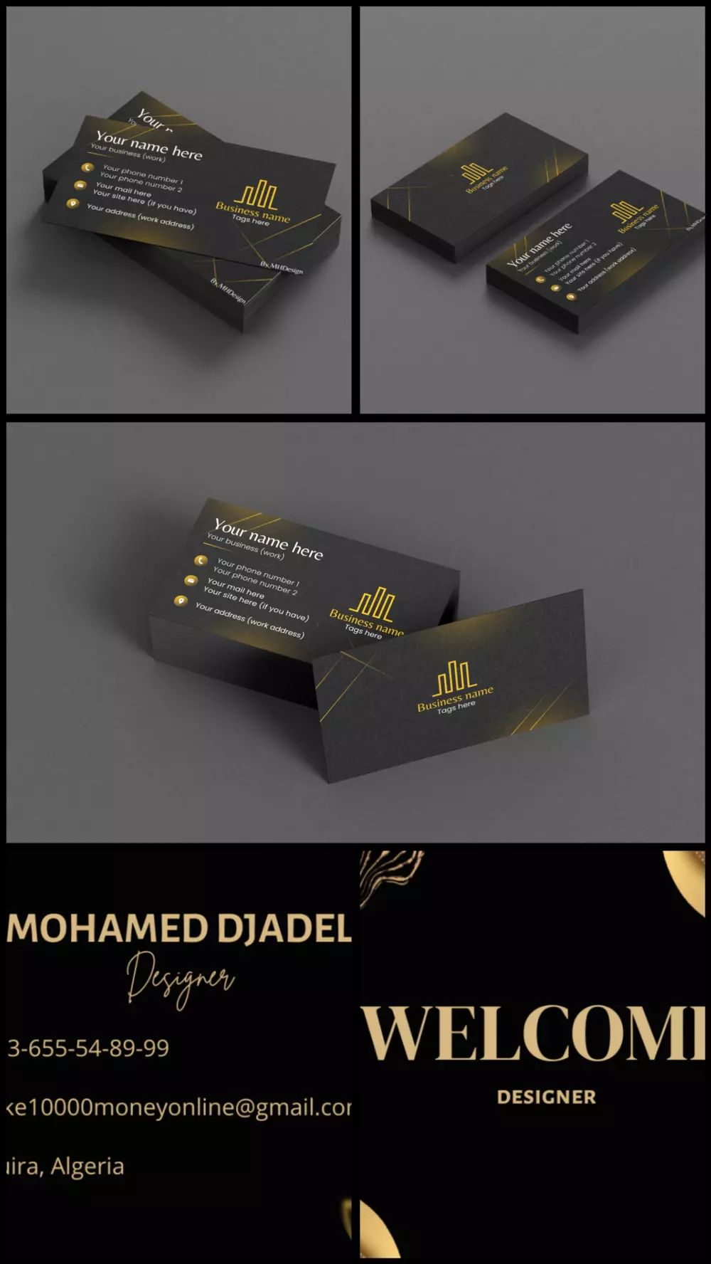 تصميم بطاقة عمل Business Card