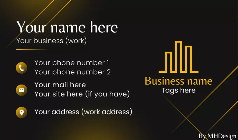 تصميم بطاقة عمل Business Card