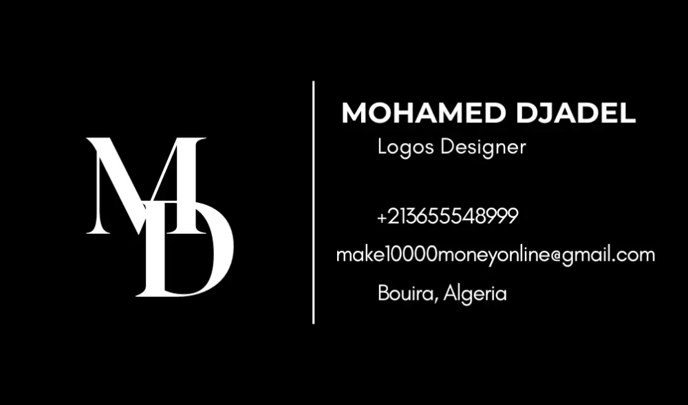 تصميم بطاقة عمل Business Card