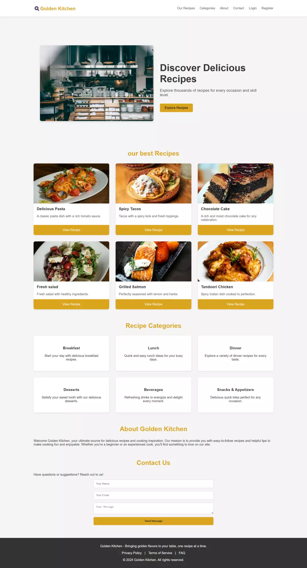 تصميم صفحة هبوط landing page