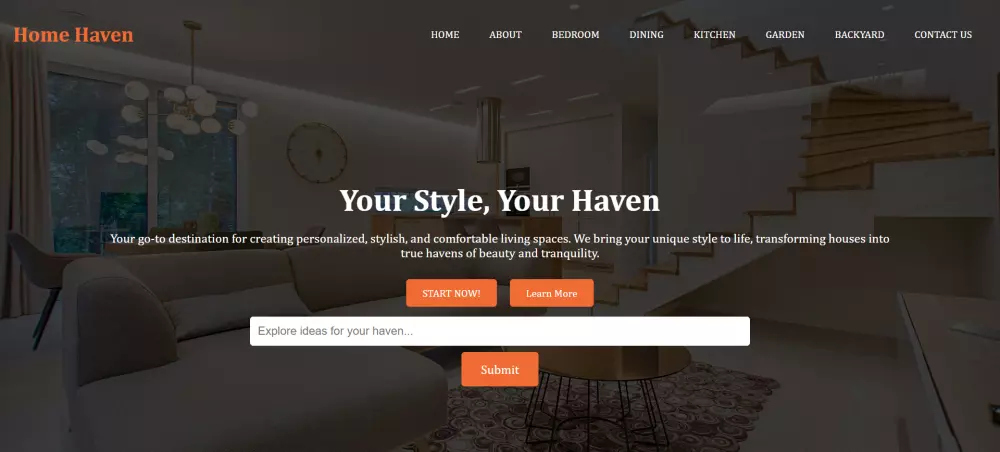 تصميم صفحة هبوط landing page