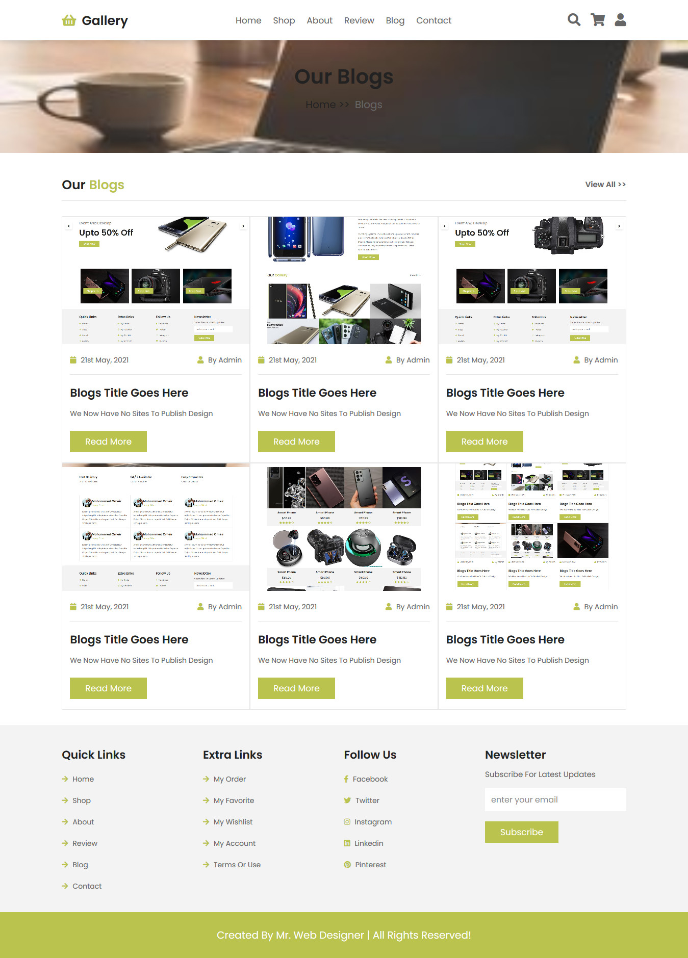 صفحة ويب قوالب ويب html css js