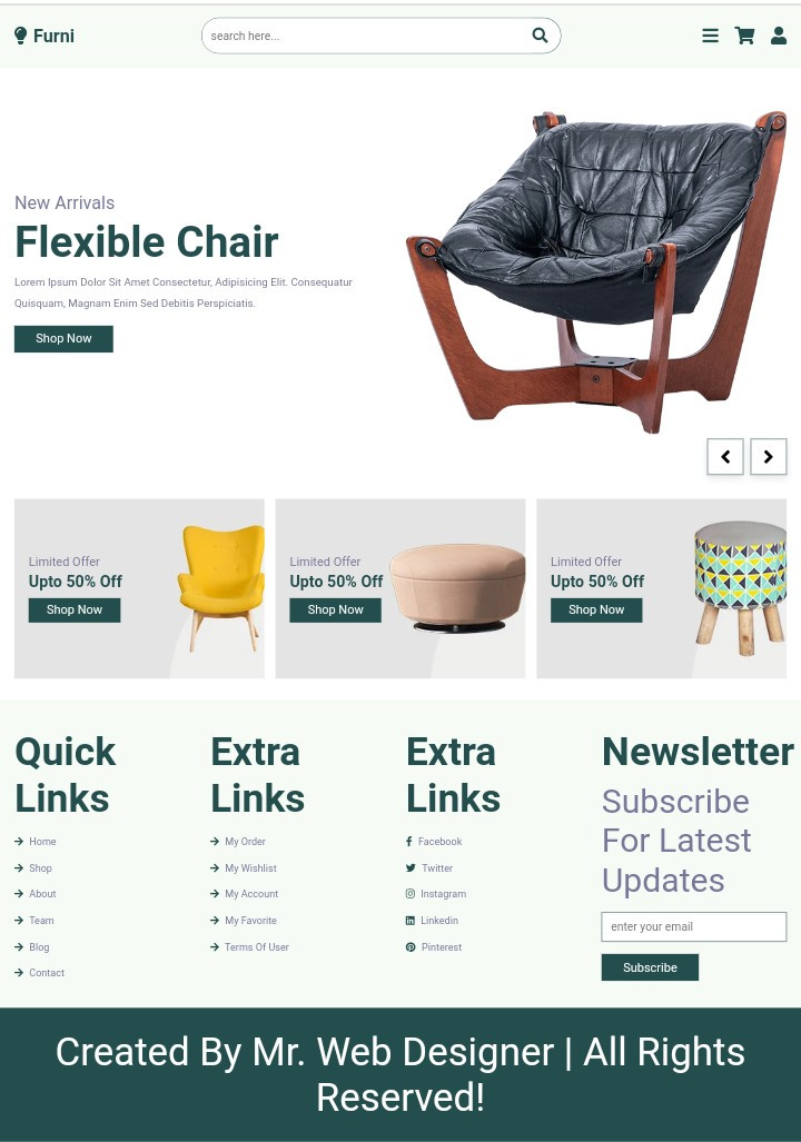 موقع ويب صفحة ويب قوالب ويب html css js