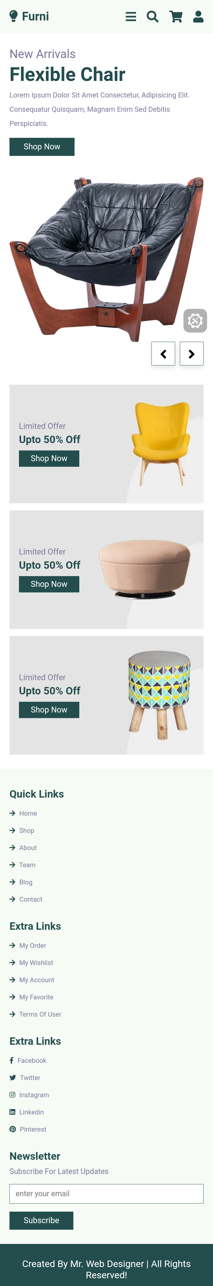 موقع ويب صفحة ويب قوالب ويب html css js