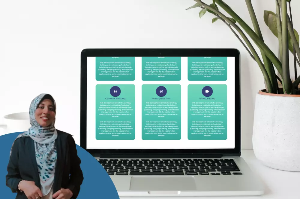 انشاء موقع شخصي برتفوليو عرض الأعمال السابقة Portfolio