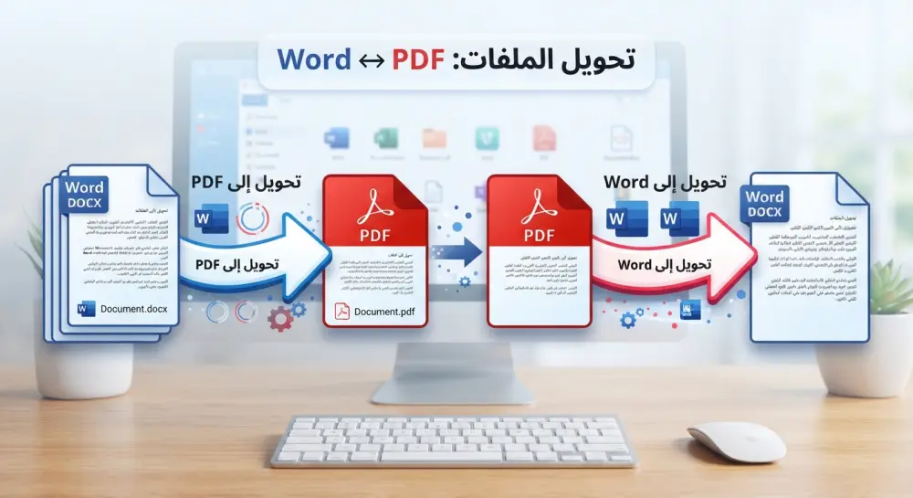 تحويل ملفات pdf الى صغية مفتوحة