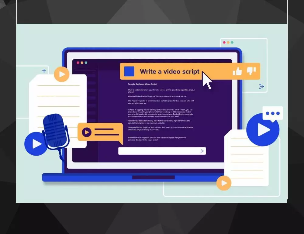 كتابة فيديو اسكربيت تسويقي على منصة فيس بوك أو انستغرام