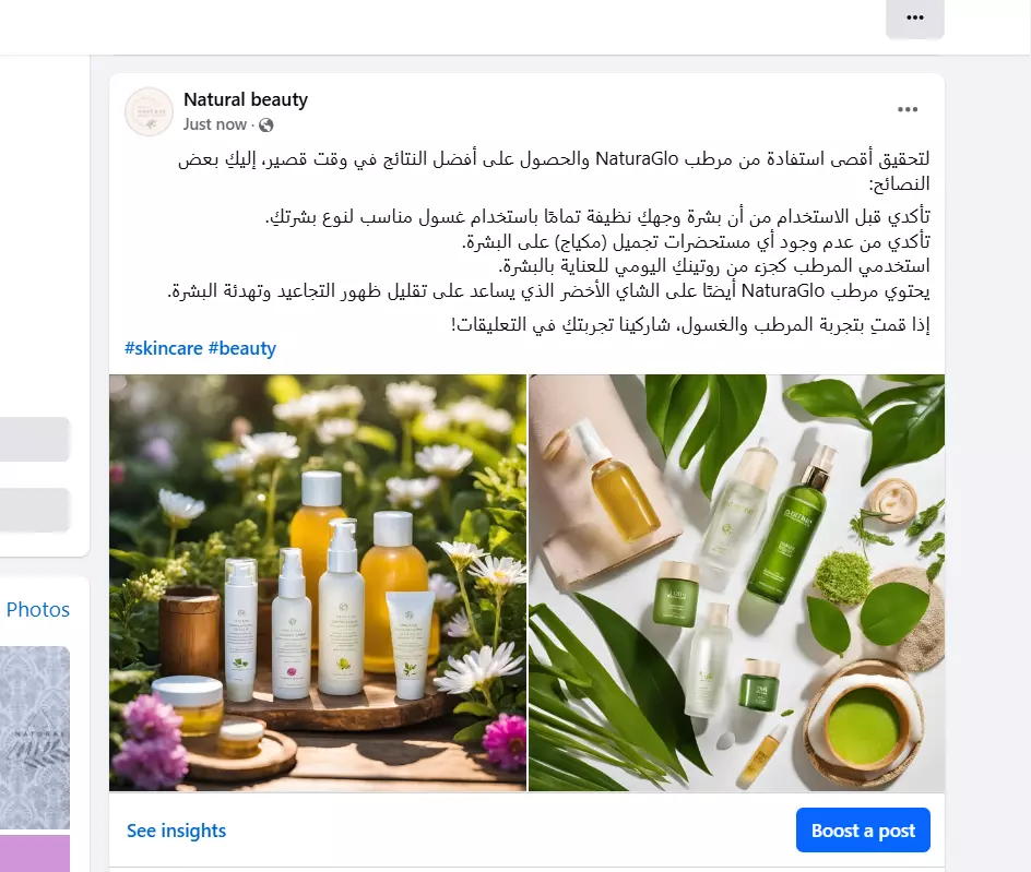 ادراه احترافيه لصفحات الفيسبوك