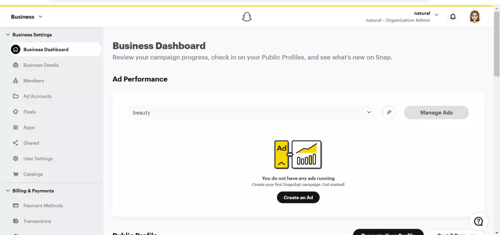 إنشاء صفحات أعمال احترافية على السوشيال ميديا.