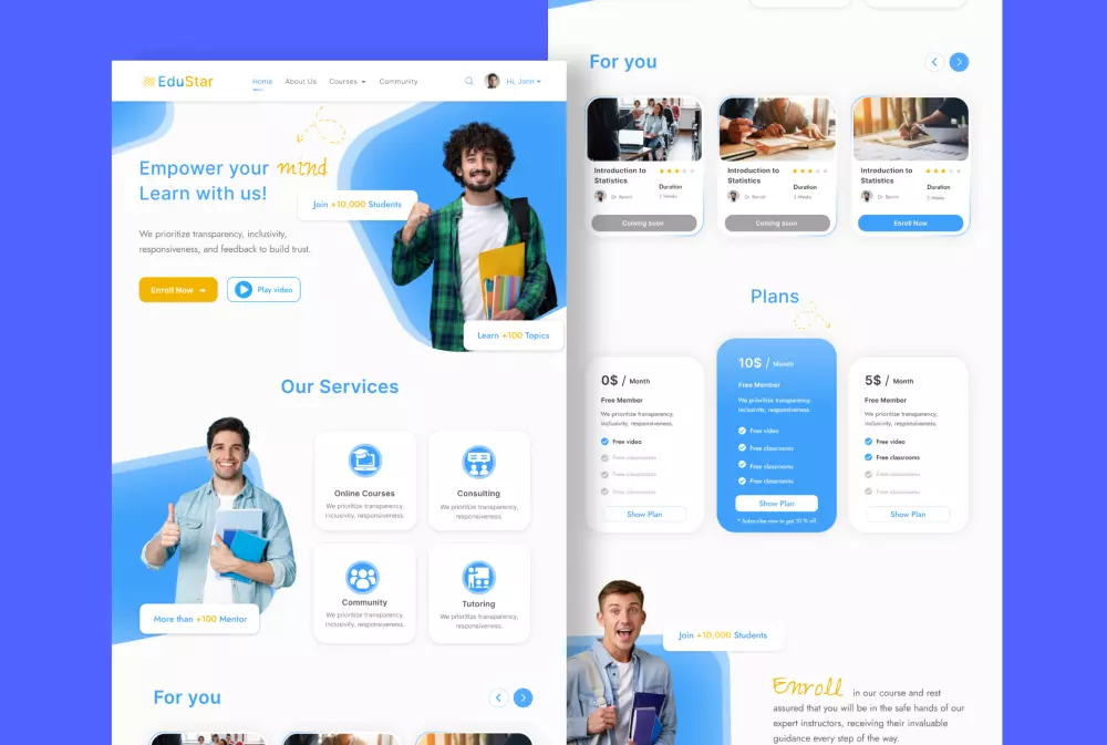 تصميم واجهات المستخدم للهواتف والمواقع الألكترونية UI & UX