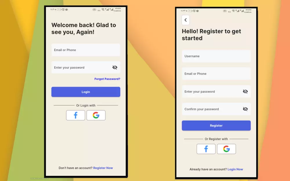 إضافة صفحة تسجيل الدخول لتطبيق Flutter مع Firebase