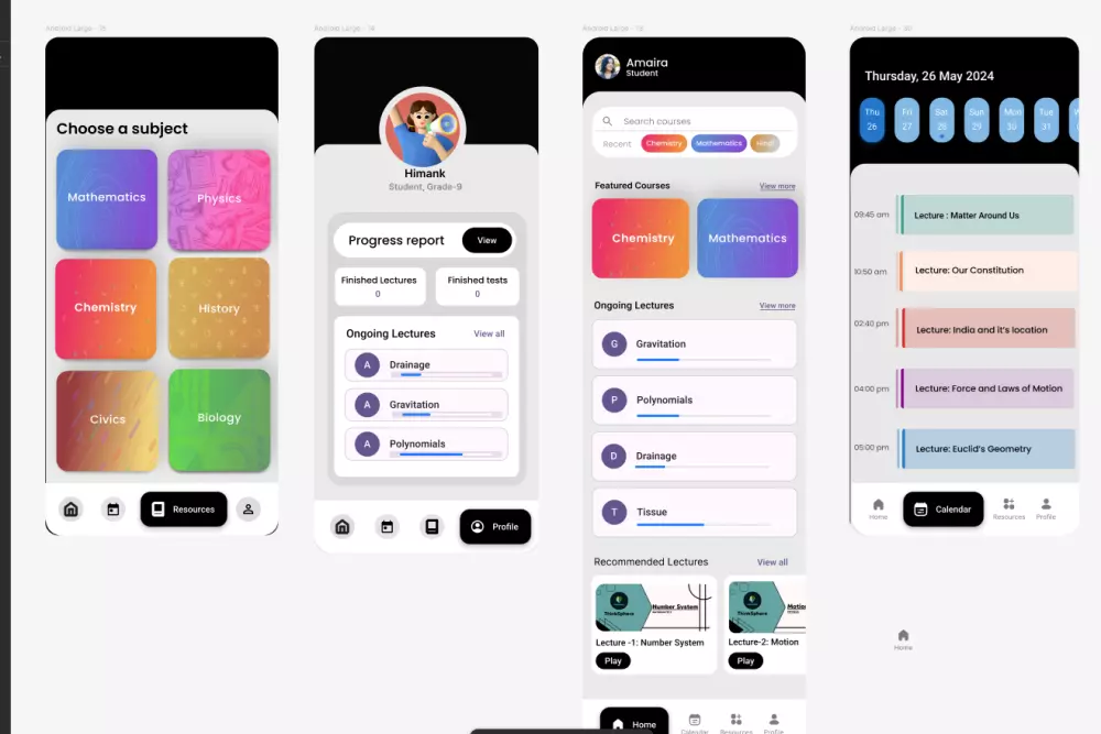 سأقوم بتحويل Figma UI إلى كود احترافى Android or Flutter