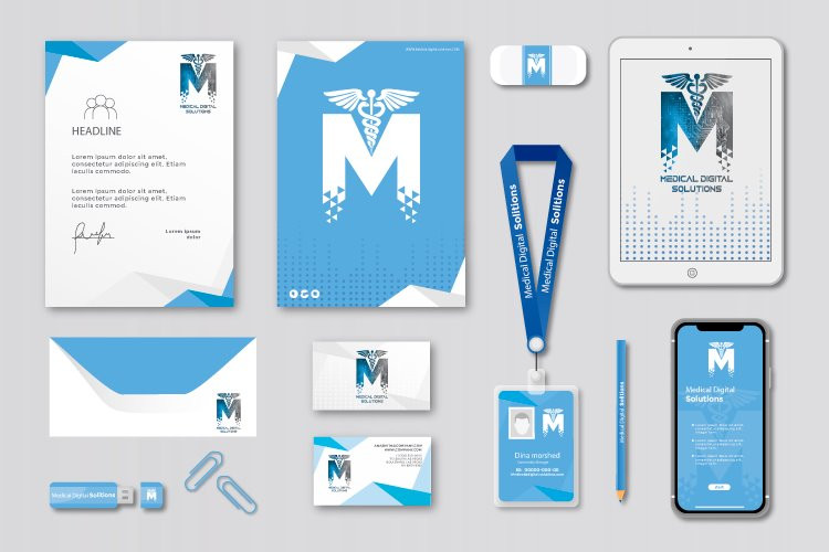 تصميم هويه بصريه متكامله تصميم شعارات