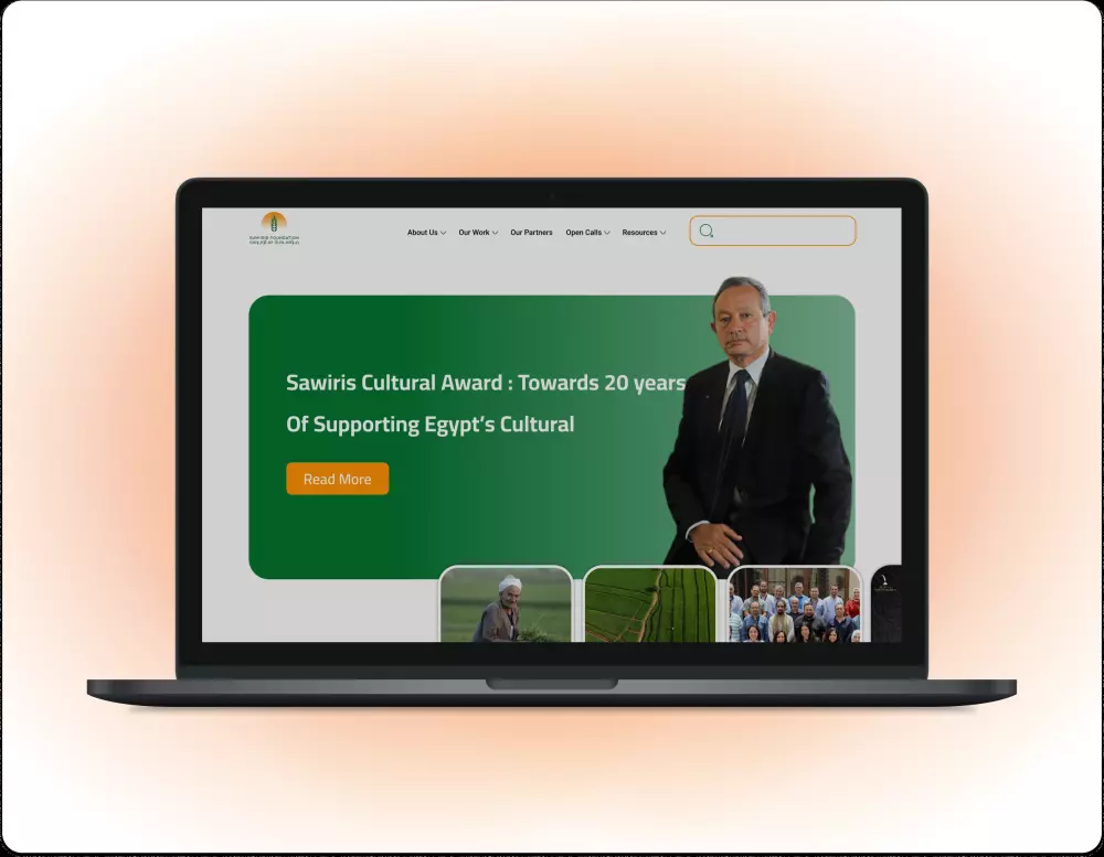 خدمة إعادة تصميم موقع مثل  Sawiris Foundation