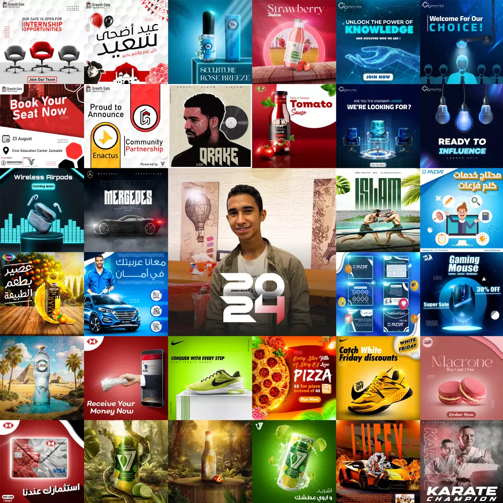 تصميم منشورات جذابة وذات أثر  تصميمي احترافي لمنصاتك