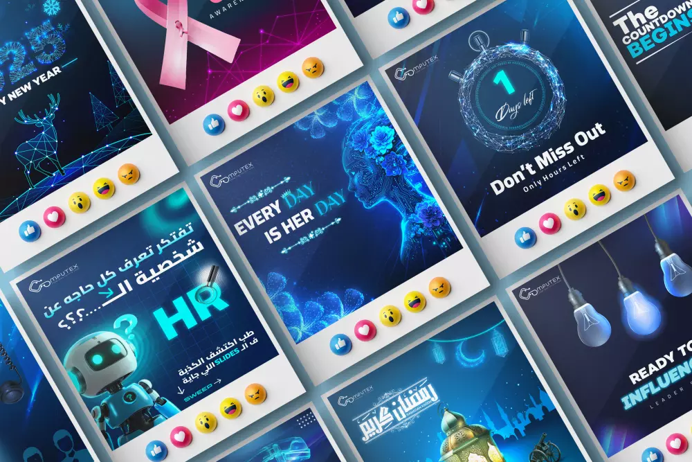 تصميم منشورات جذابة وذات أثر تصميمي احترافي لمنصاتك