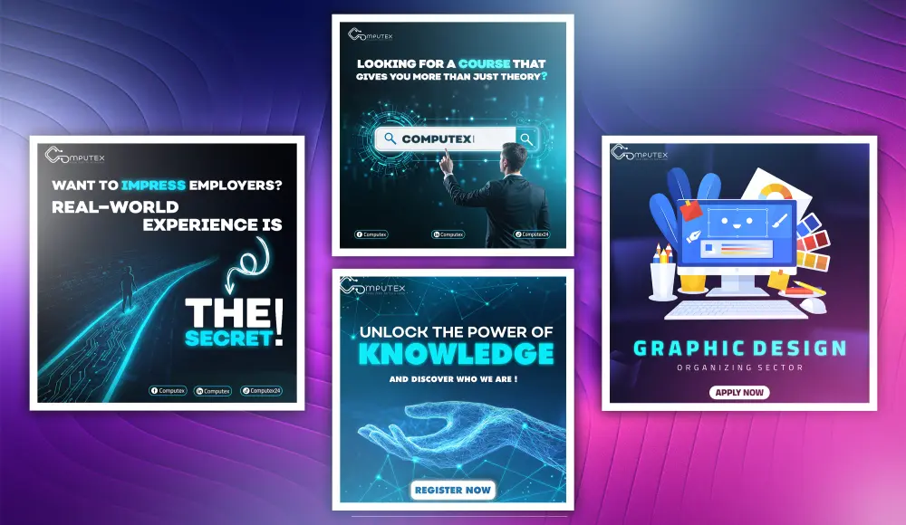 تصميم منشورات جذابة وذات أثر تصميمي احترافي لمنصاتك