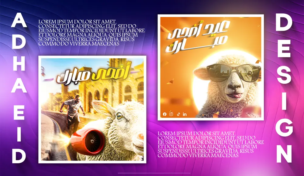 تصميم منشورات جذابة وذات أثر  تصميمي احترافي لمنصاتك