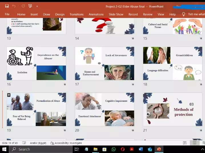 عرض تقديمي (PowerPoint) احترافي مع انفوجرافيك عصري