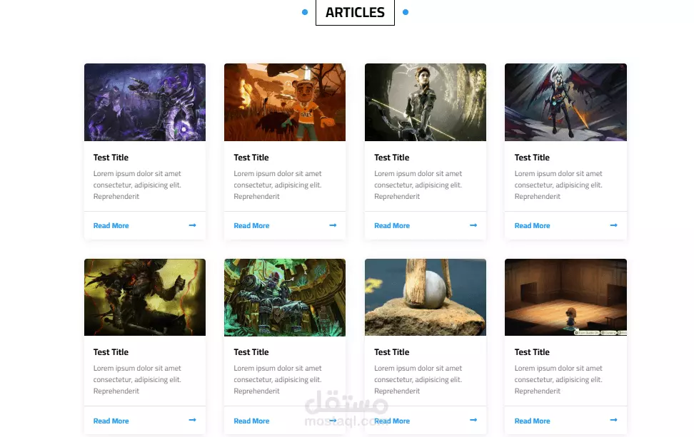 انشاء صفحات هبوط (landing page) باستخدام  html css js