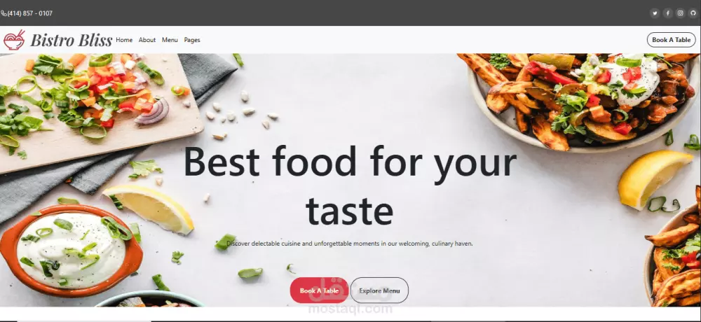 انشاء صفحات هبوط (landing page) باستخدام  html css js