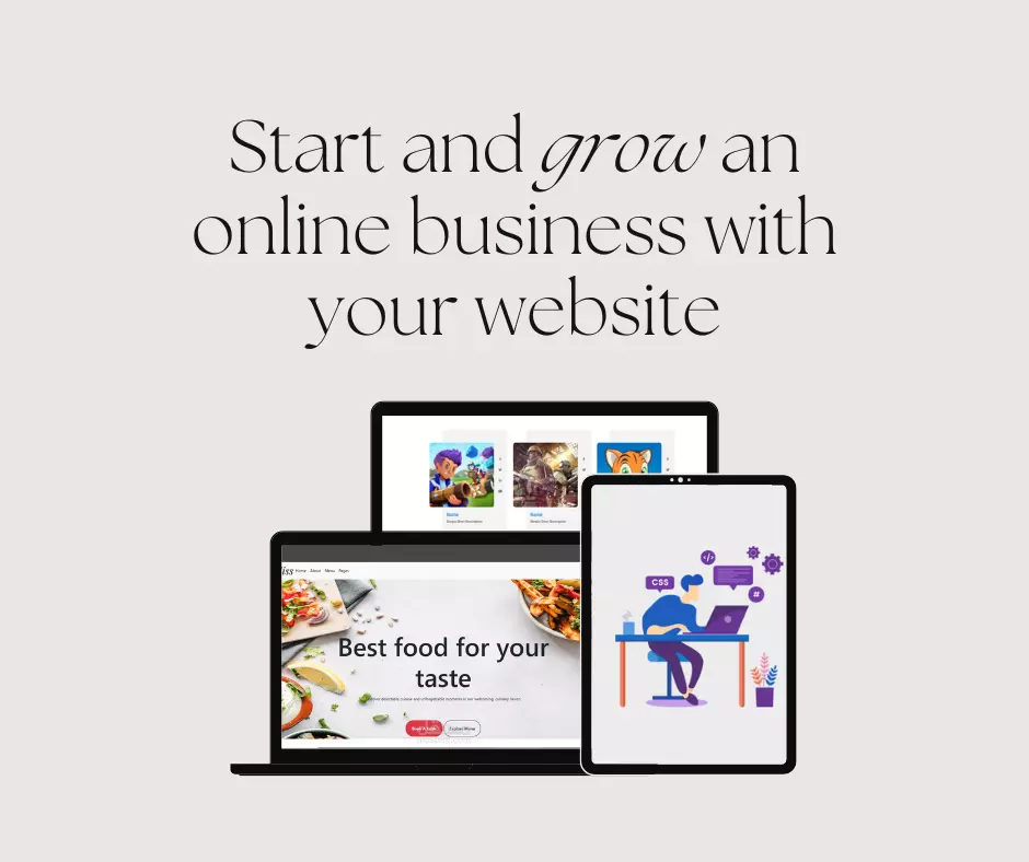 تصميم موقع الكترونى كامل هويه شخصيه لشركتك