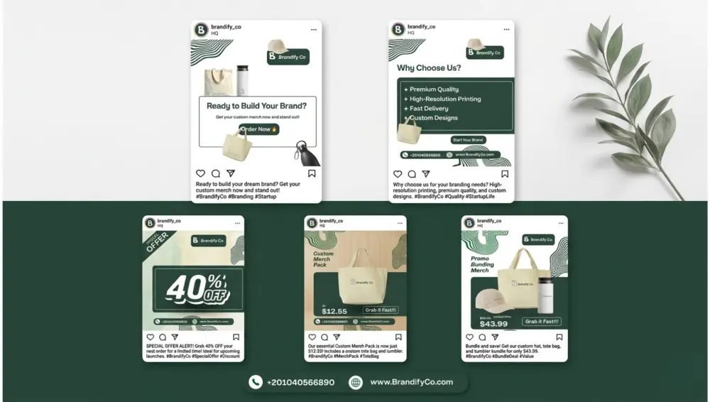 تصميم بوستات سوشيال ميديا احترافية