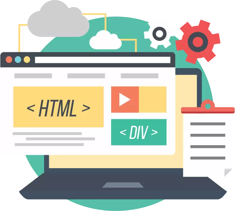 تحويل تصاميم UI إلى كود HTML, CSS, و JavaScript احترافي ومتجاوب