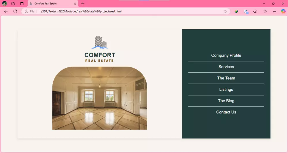 تحويل تصاميم UI إلى كود HTML, CSS, و JavaScript احترافي ومتجاوب