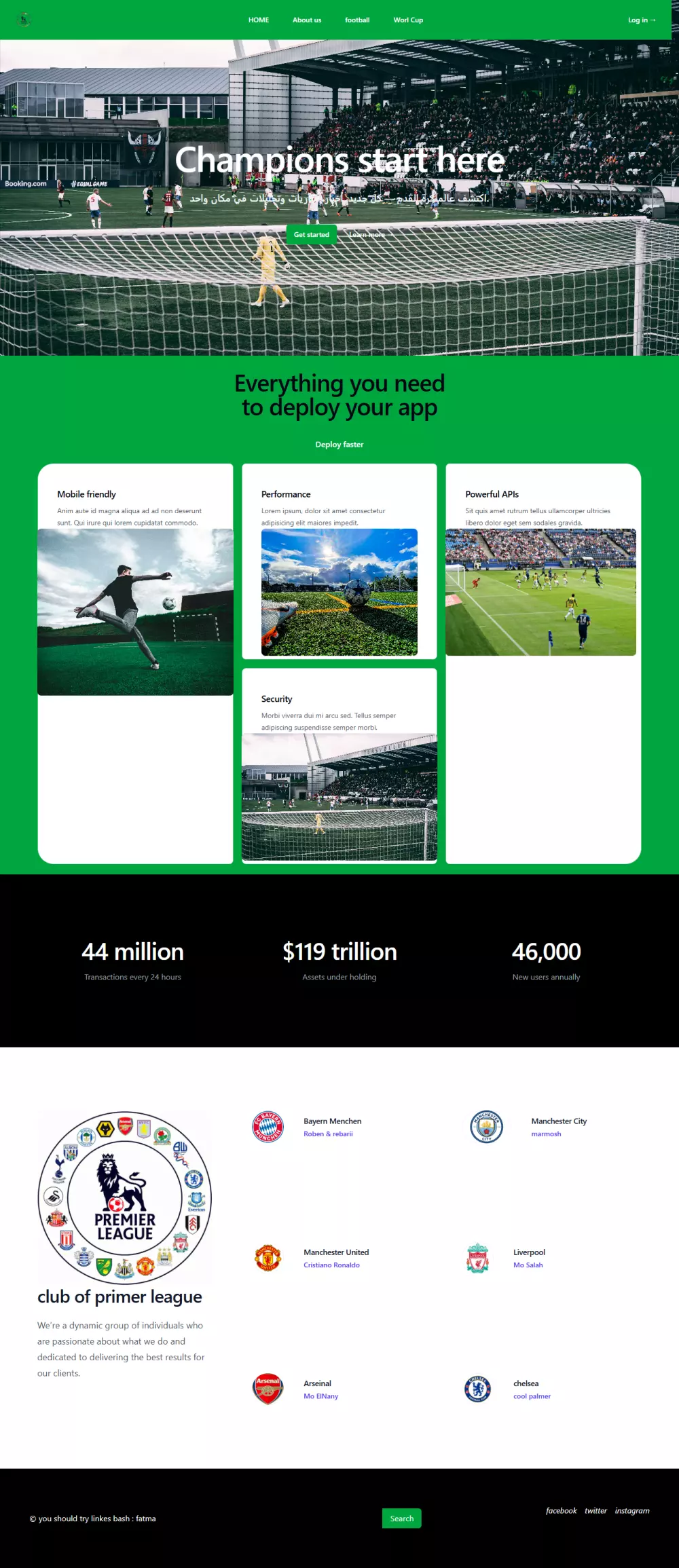 تصميم صفحه هبوط Landing Page بتصميمات عصريه Responsive
