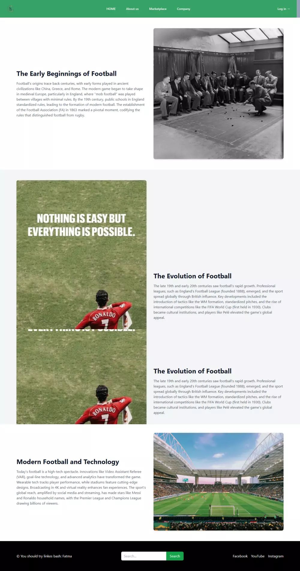 تصميم صفحه هبوط Landing Page بتصميمات عصريه Responsive