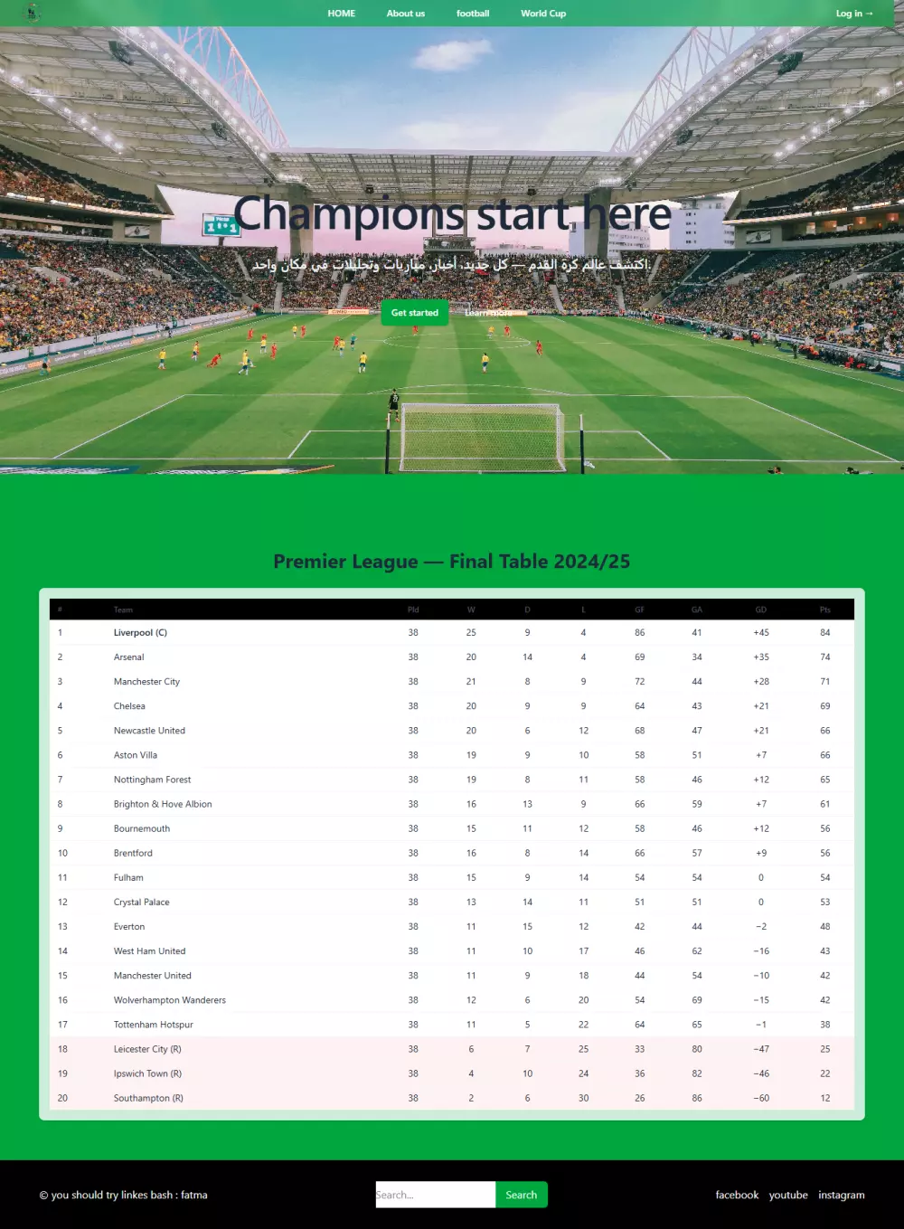 تصميم صفحه هبوط Landing Page بتصميمات عصريه Responsive