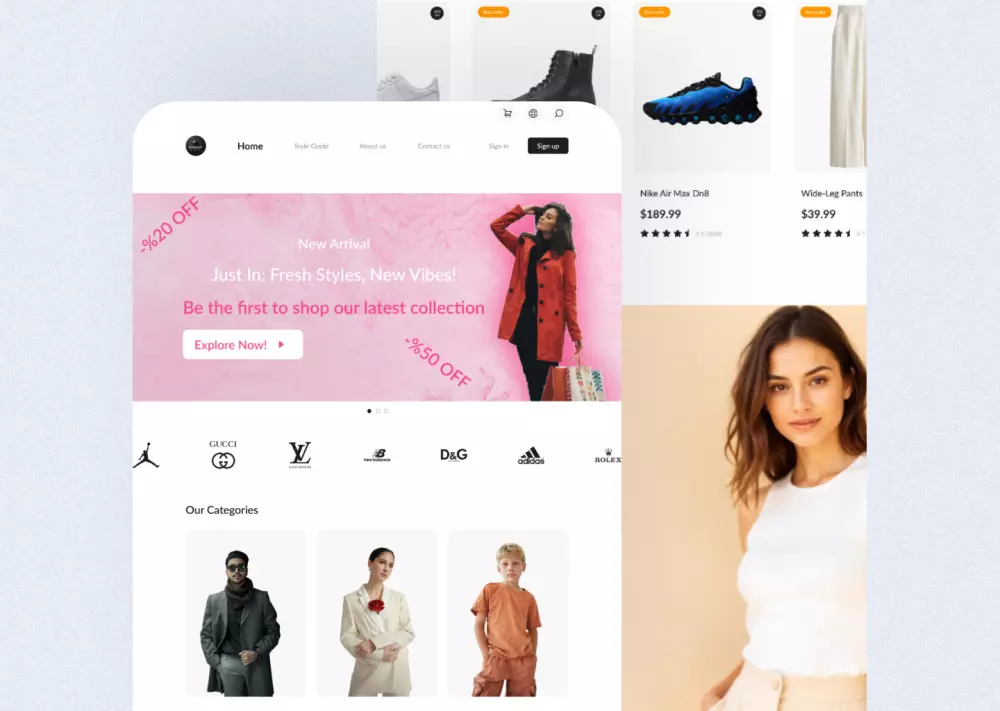 تصميم صفحة هبوط احترافية