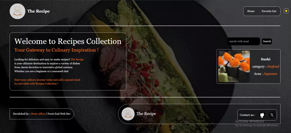 انشاء مواقع ويب باستخدام  HTML, CSS, JavaScript, React, Tailwind CSS