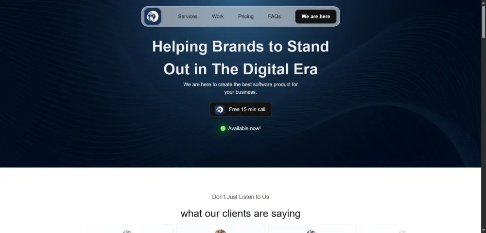 تصميم وبرمجة صفحات هبوط ومعارض اعمال