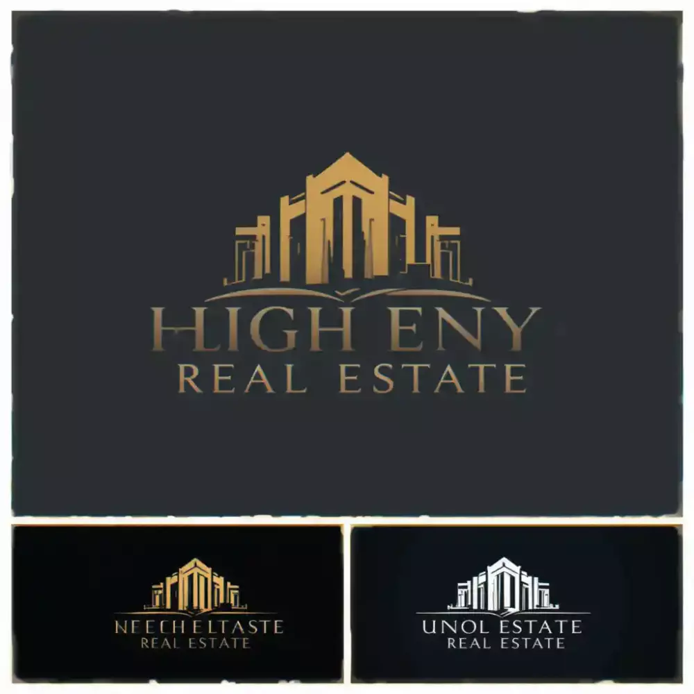 تصميم شعارات عقارية بأناقة واحترافية – هوية قوية لشركتك.