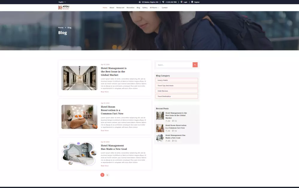 نظام لادارة فنادق- حجز غرف فنادق