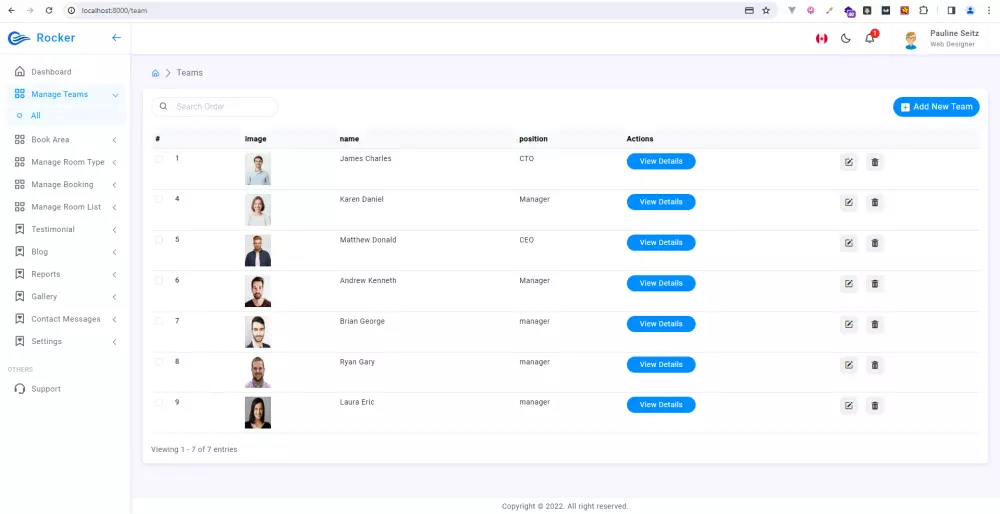 نظام لادارة فنادق- حجز غرف فنادق