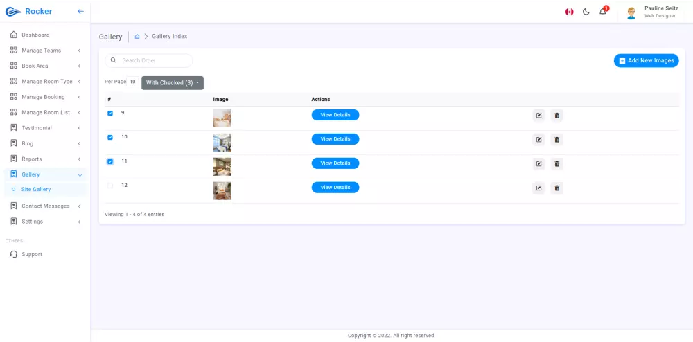 نظام لادارة فنادق- حجز غرف فنادق
