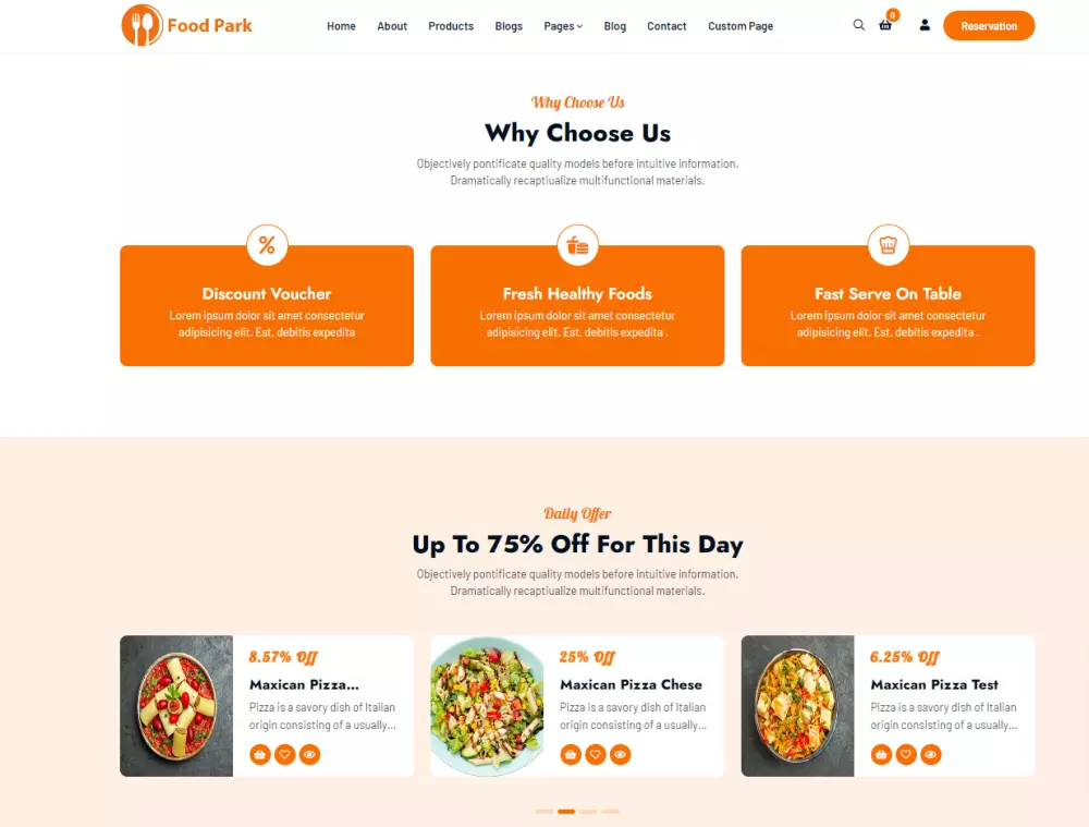 تطبيق وموقع تجارة الكترونية للمطاعم وطلب المأكولات