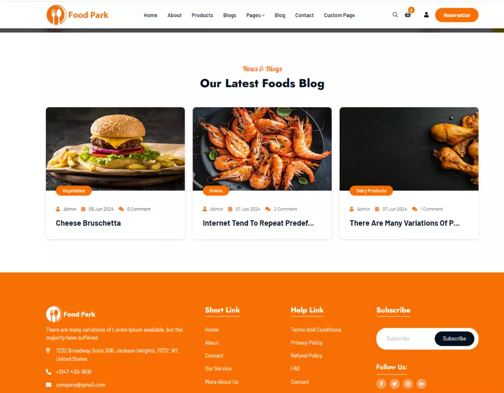 تطبيق وموقع تجارة الكترونية للمطاعم وطلب المأكولات