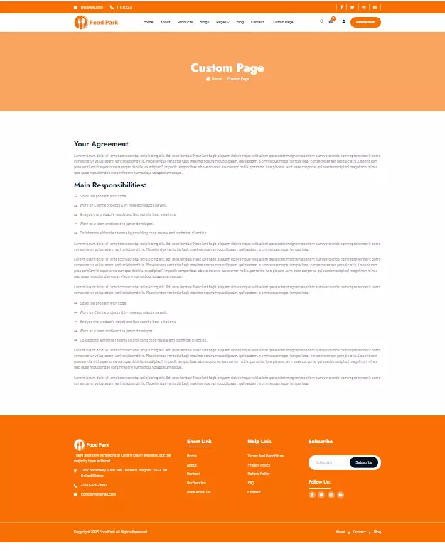 تطبيق وموقع تجارة الكترونية للمطاعم وطلب المأكولات