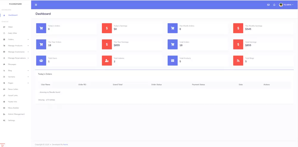 تطبيق وموقع تجارة الكترونية للمطاعم وطلب المأكولات