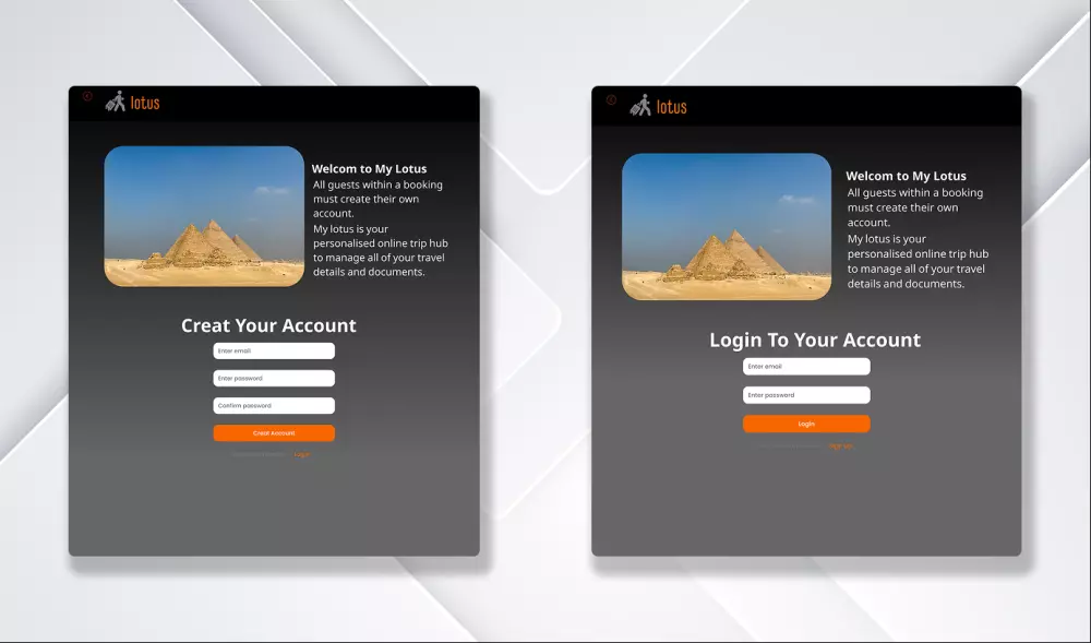 تصميم واجهة وتجربة المستخدم للويب و الموبيل UXUI Design لموقع سياحى