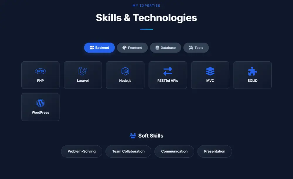 تصميم مواقع، تطوير مواقع، معرض أعمال، موقع شخصي، صفحة هبوط، برمجة، ووردبريس، واجهات احترافية.