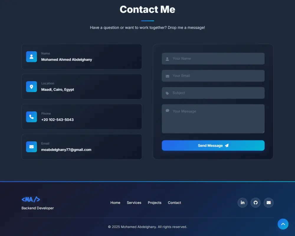 تصميم مواقع، تطوير مواقع، معرض أعمال، موقع شخصي، صفحة هبوط، برمجة، ووردبريس، واجهات احترافية.