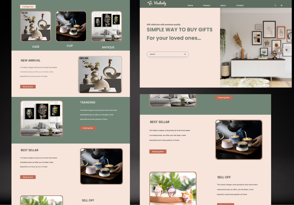تصميم صفحة ويب بإستخدام Adobe XD أو Figma